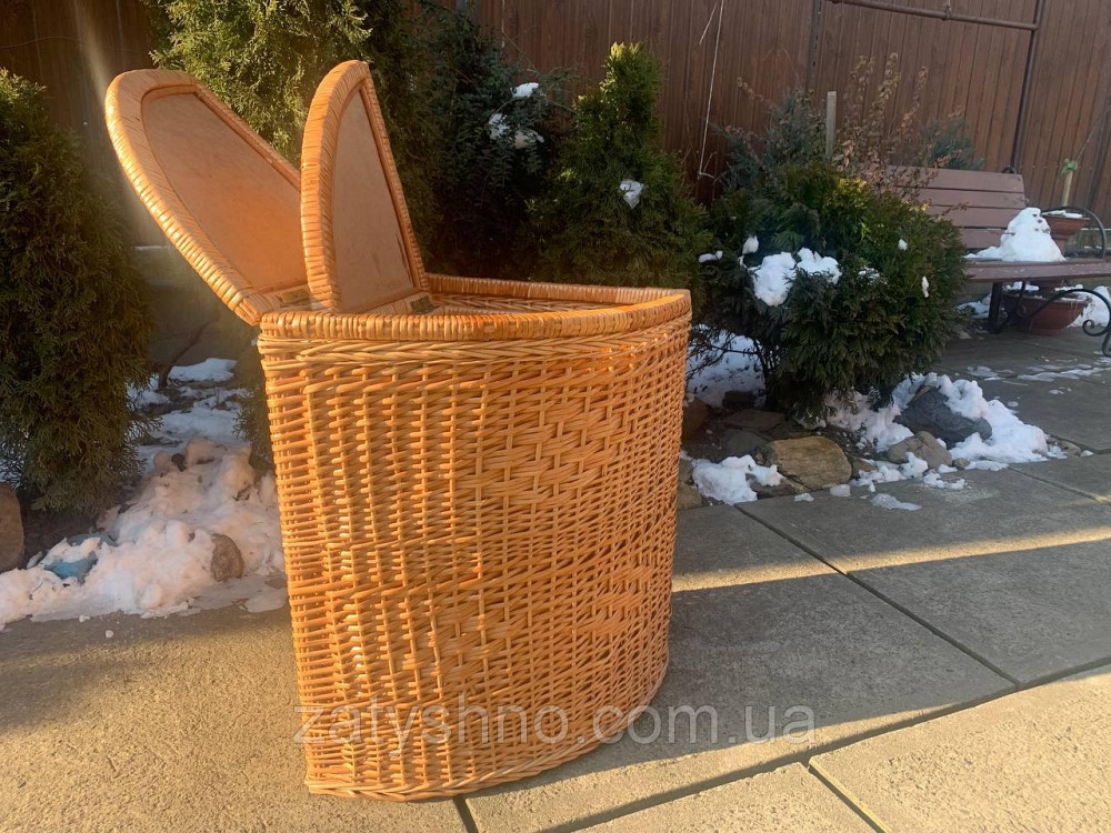 Корзины плетеные угловые из лозы для белья Киев - изображение 7