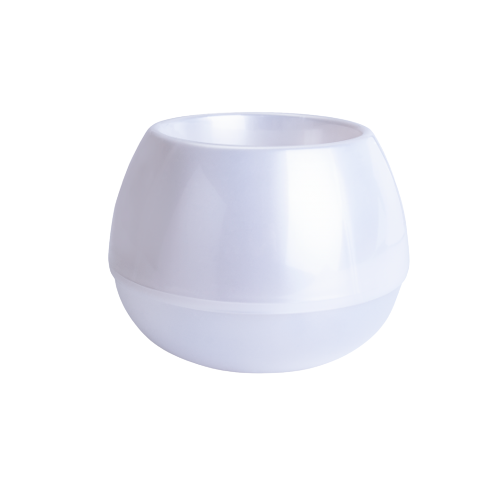 Вазон Сфера 14см білий перламутр Алеана Житомир - фото 1