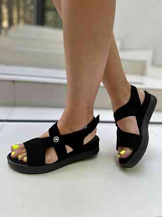 Olli БосонІжки жіночі OLLI Л-4-21747 чорні (літо, замша натуральна) (3656) 37р.38р. Коломыя