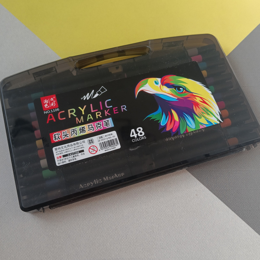 Акрилові Маркери 48 шт. для різних типів поверхні Київ - фото 3