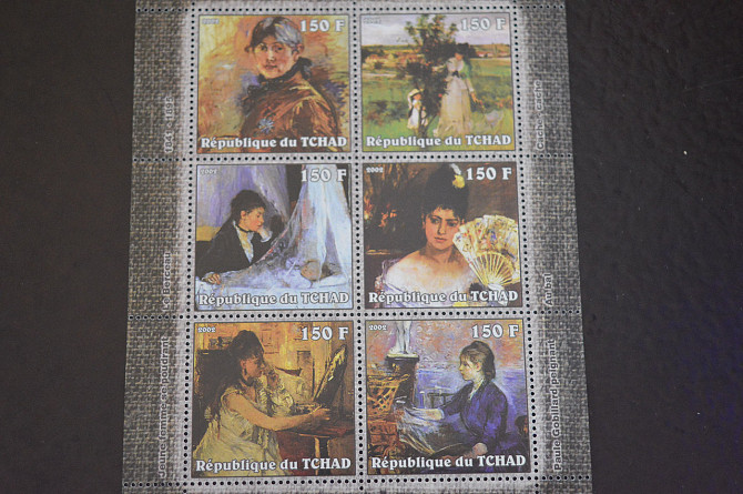 Чад. Искуство. Личности. Блок. 2002 рік (В-8) Полтава - фото 1