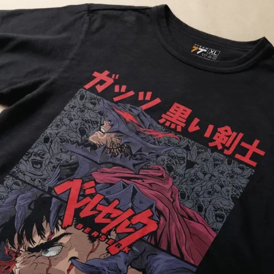 Футболка для подростка мальчика с принтом Берсерк Gut140 Размер 160 Anime10770 Днепр