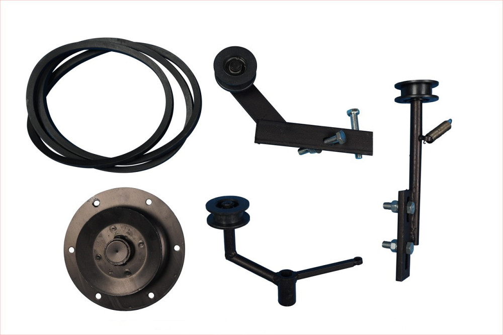 Комплект шківів додатковий для мототрактора "Преміум" (без гідравліки, хутро. відключення копалки + ремінь Харків - фото 1