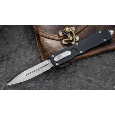 Нож Microtech Dirac Delta Double Edge Stonewash (227-10) Винница