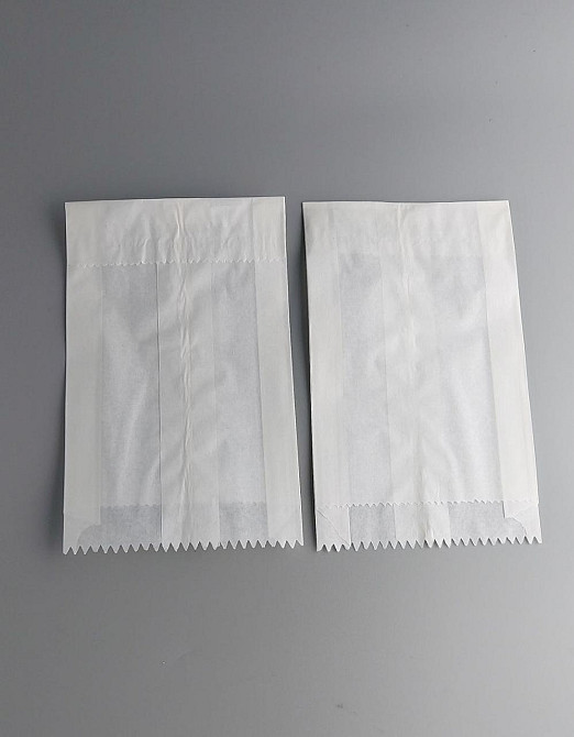 Жиростойкий бумажные пакеты саше 10/3*17 Белый (100 шт) Харьков - изображение 2