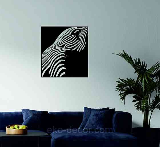 Декоративное настенное Панно «Тело Женщины», Декор на стену 90*83 см, Черный Киев