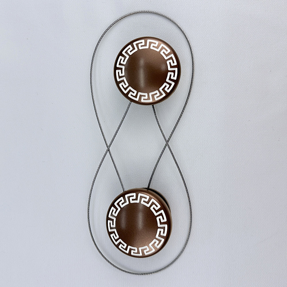 Магниты для штор и гардин Афина 2 шт Коричневый (81-272) Киев - изображение 7