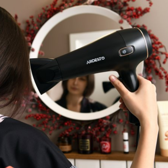 Фен для волосся 1750-2100W (2 швидкості/3 темпер.режими) чорний HD-Y210 Ardesto Житомир - изображение 3