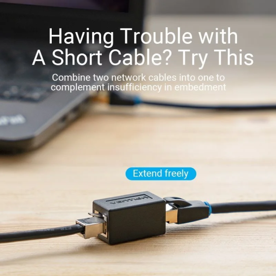 Соединитель витой пары Vention Cat.6 белый Киев