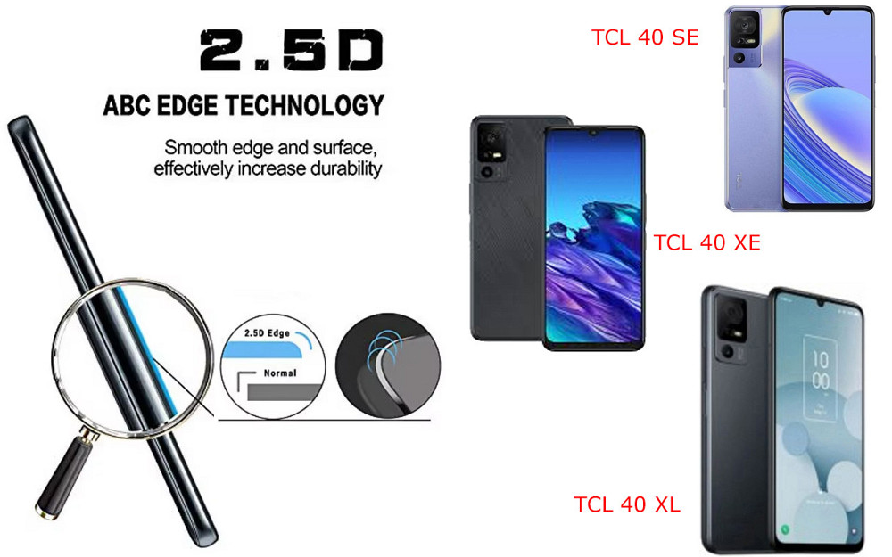 Защитное стекло ArmorGlass для TCL 40 SE, TCL 40 XE, TCL 40 XL – устойчивое к царапинам и ударам Киев - изображение 2