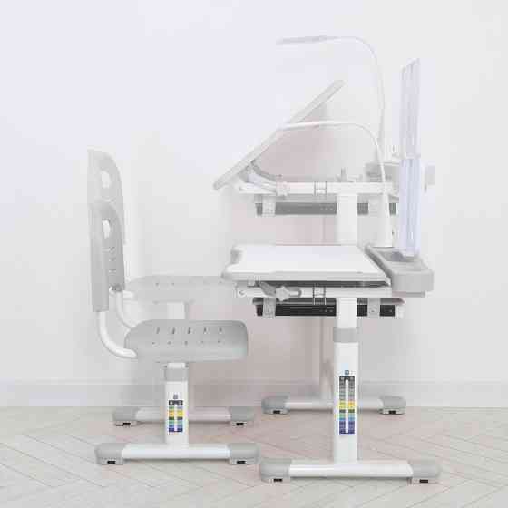 Парта M 5068-11 подставка для книги, лампа, серый Винница