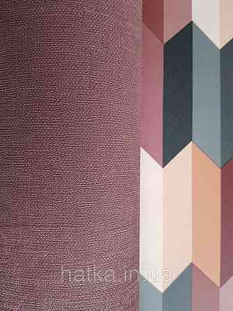 Шпалери вінілові на флізелін Petite Fleur 4 Rasch Texti 288697 на синьому тлі червоні птиці бірюзові квіти Київ