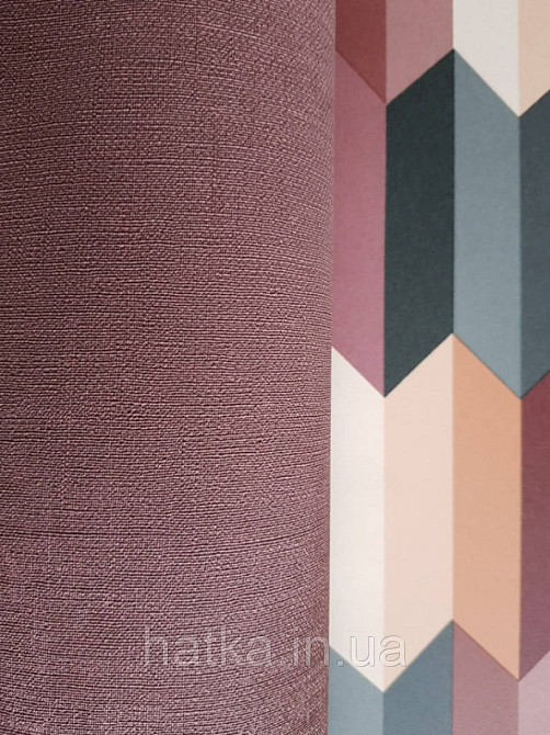 Шпалери вінілові на флізелін Petite Fleur 4 Rasch Texti 288697 на синьому тлі червоні птиці бірюзові квіти Київ - фото 1