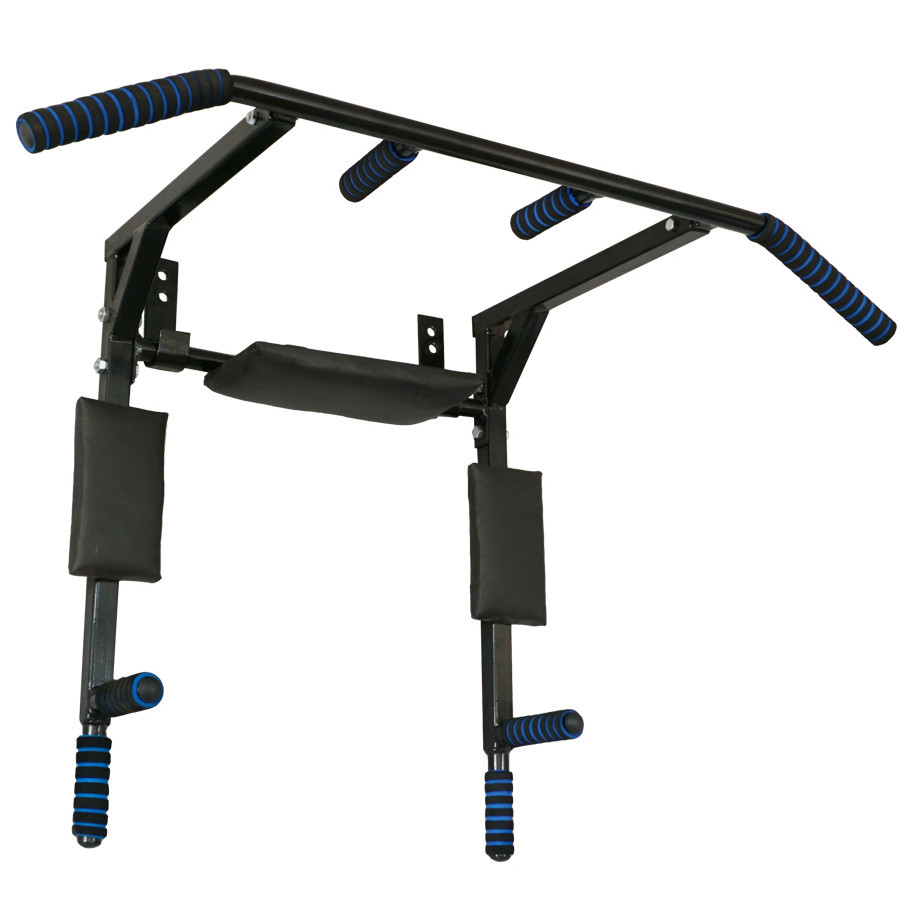 Спортивный настенный турник, брусья и пресс 3 в 1 №2 до 150 кг с гнутой перекладиной Киев - изображение 1