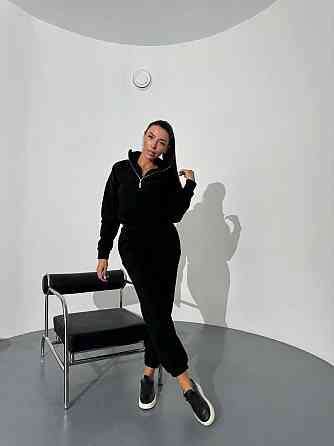 Женский теплый прогулочный костюм двойка: кофта и брюки двусторонний флис Одесса