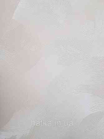 Обои метровые виниловые на флизелине Sintra Structure абстракция широкие мазки светло бежевые серебристые 512555 Киев