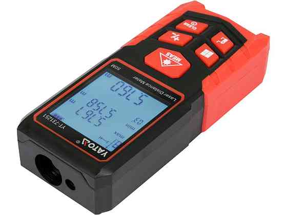 Дальномір лазерний YATO з LCD- дисплеєм, дальн- 50м, похибка ±2мм, виміри площі і об'єму живл- 2-ААА Одеса