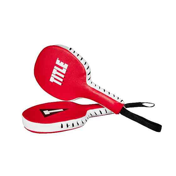 Боксерські ракетки TITLE Boxing Punch Training Paddles Red Каменское