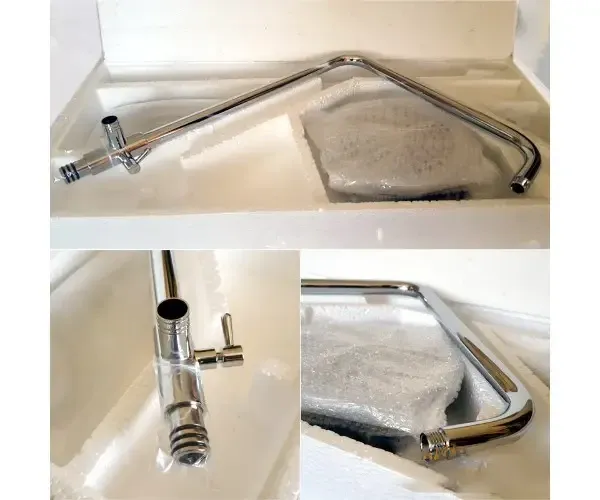 Набір для ванни IMPRESE LOKET (10230+T-15084) хром Київ - фото 6