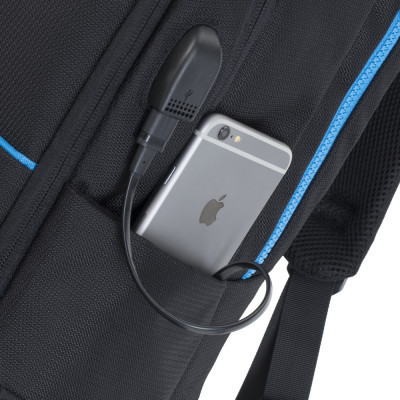 Рюкзак для ноутбука RivaCase 17.3" 7860 Black (7860Black) Вінниця - фото 12