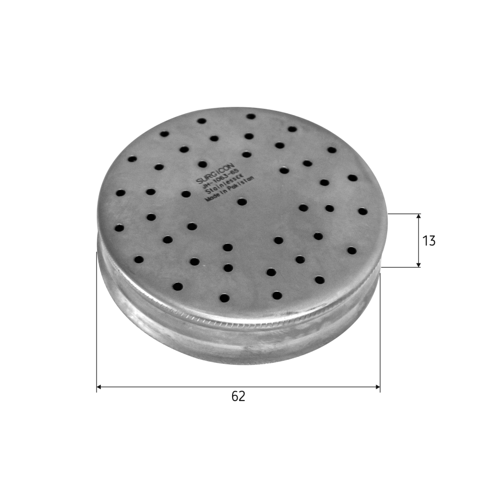 JH-1062-65 Коробка для стерилізації голок, діам=65мм, вис=15мм, в комплекті з внутрішньою коробкою Дніпро - фото 5