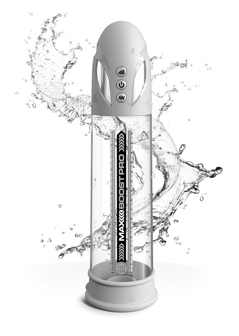 Помпа вакуммная Pipedream Pump Worx Max Boost Pro Flow белая, 30.6 см Sex Aura Киев - изображение 2