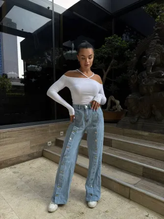 Жіночий лонгслів з відкритими плечима Одеса