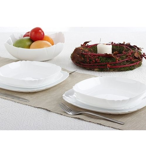 Сервіз столовий Lotusia 19 предметів (салатник-25см/обідня-25,5см/десертна-20,5см/супова-21см) V1097 Luminarc Житомир - фото 1