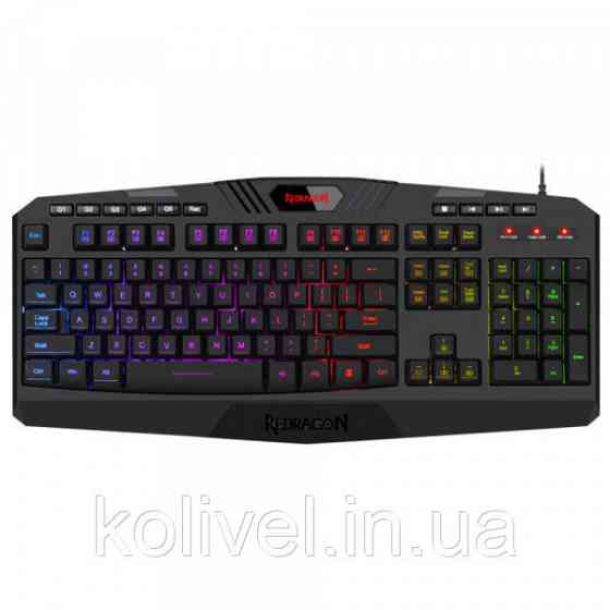 Клавіатура ігрова Redragon Harpe2 UKR RGB підставка USB (77484) Київ