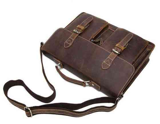 Портфель чоловічий зі шкіри Vintage 14774 Рудий Київ