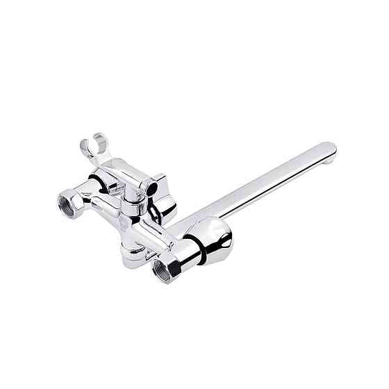 Змішувач для ванни Kroner KRP Hamburg - C070 з душовим гарнітуром, хром Київ