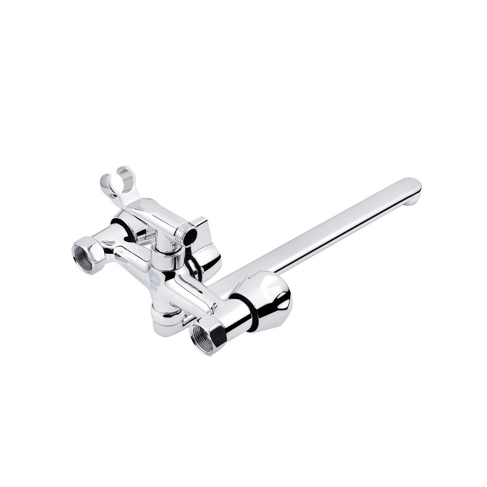 Смеситель для ванны Kroner KRP Hamburg - C070 с душевым гарнитуром, хром Киев - изображение 3