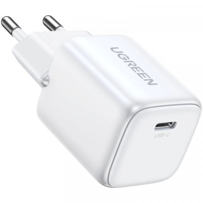 Зарядний пристрій Ugreen CD319 Nexode Mini USB-C PD30W GaN White (15326) Вінниця - фото 1