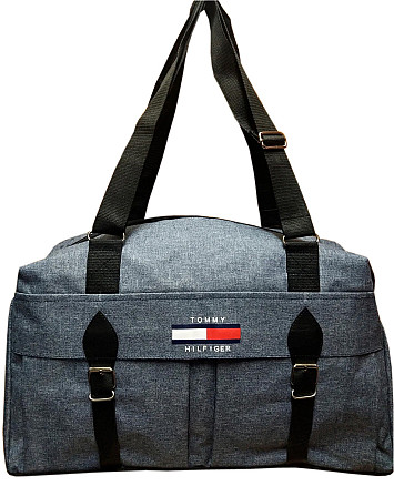 Сумка дорожня Tommy Hilfiger 30х47 сіро-синя S000144 Київ - фото 1