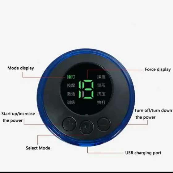 Импульсный массажер миостимулятор EMS массажер миостимулятор бабочка Коломия