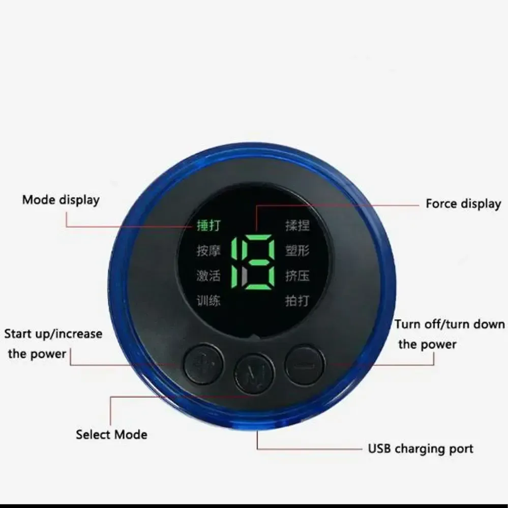 Импульсный массажер миостимулятор EMS массажер миостимулятор бабочка Коломия - фото 4