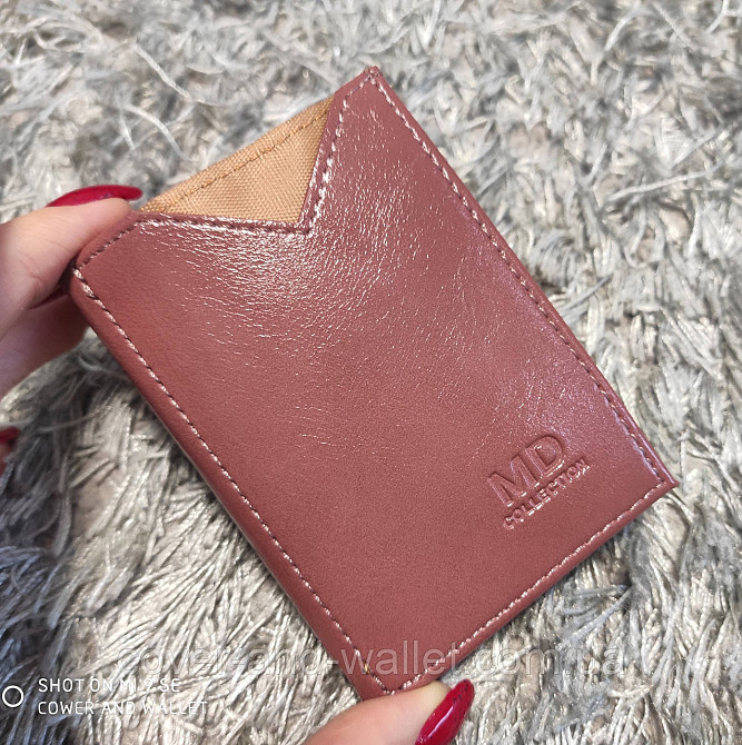 Маленький женский кошелёк пудрового цвета MD 610 Киев - изображение 7