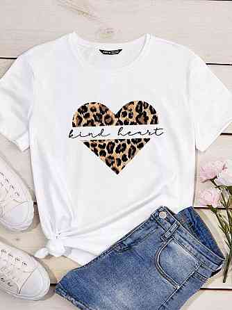 Футболка женская с принтом  46 Белая 2664084941 Днепр