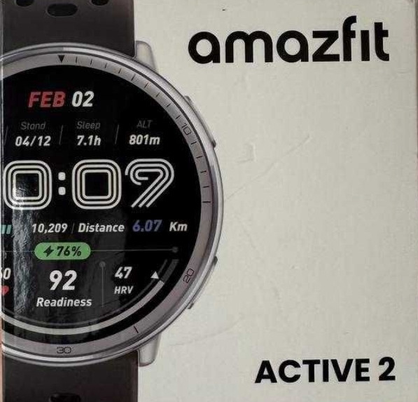 Amazfit Active 2 (Round A2437) Black Sport Silicone W2437GL7N НОВИЙ!!! Харків - фото 3
