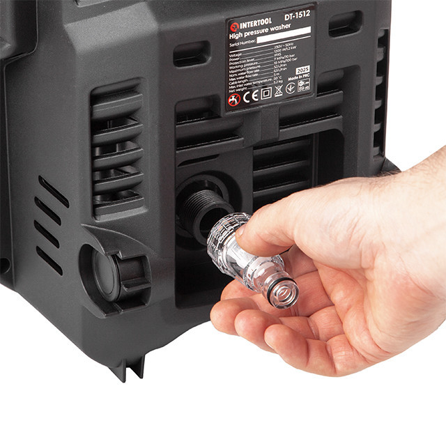 Мийка високого тиску, 1,2 кВт, 70-100 бар, 6,5 л/хв, шланг 5 м INTERTOOL DT-1512 Киев - изображение 7