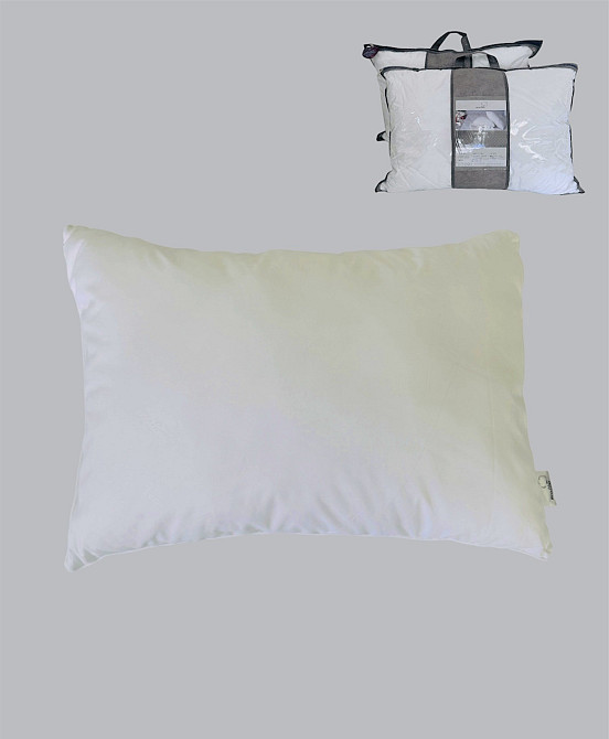 Подушка Ecotton 50х70 см Ecofill Line антиалергенна з біопухом біла White Коломия - фото 10