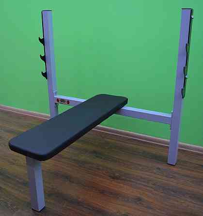 Скамья горизонтальная мини комплект Профсерий Стойки, скамьи для жима и приседаний проф Киев