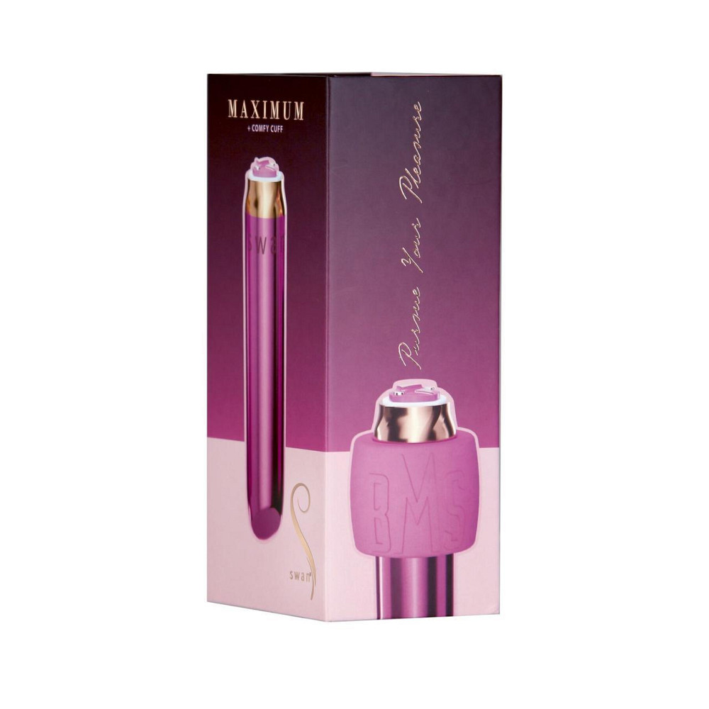 Віброкуля Swan Maximum + Comfy Cuff Pink, суперпотужна, різна інтенсивність, силіконова манжета Sex Aura Київ - фото 9