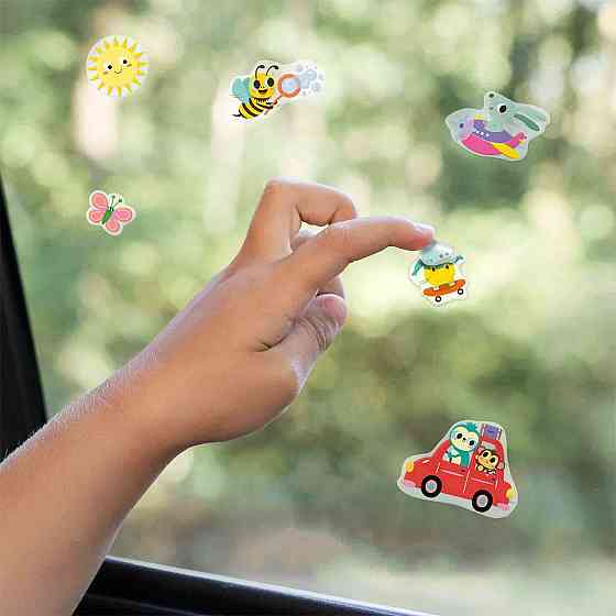 Набір наліпок на вікна – Веселі тварини Днепр