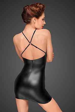 Сексуальное облегающее черное платье Noir Handmade F185 с прозрачным бюстом, XL Sex Aura Киев