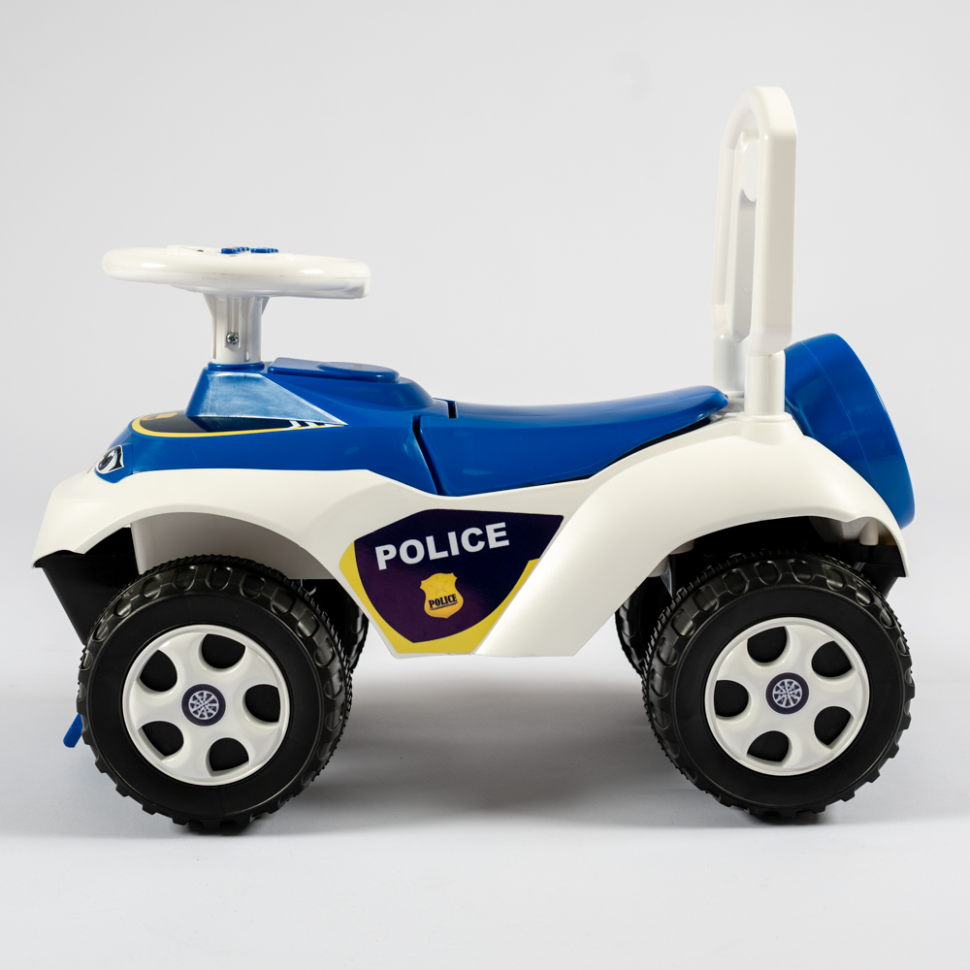 Дитячий толокар Машинка 0141/11 біло-синій Вінниця - фото 3