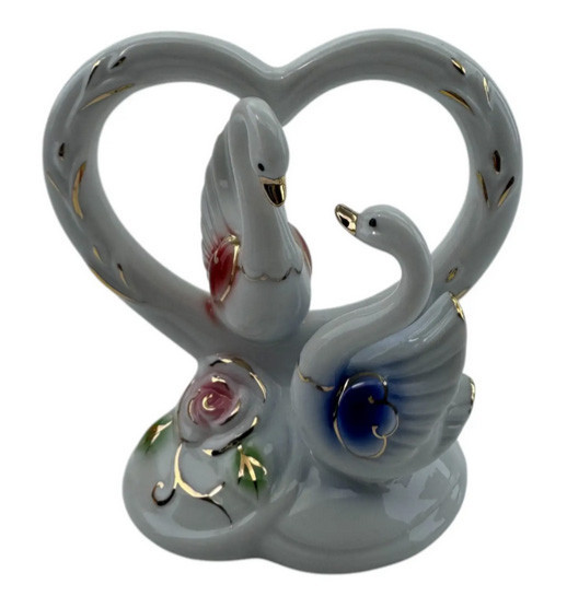 Статуэтка из фарфора Лебеди Киев - изображение 1