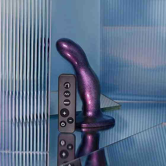 Дилдо с вибрацией Strap-On-Me FINGERING & VIBRATING DILDO - M - PURPLE, с манящим движением Sex Aura Киев