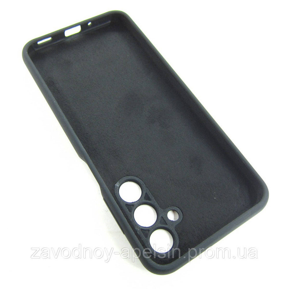 Samsung A16 A165 Чохол мікрофібра Захист камери (чорний) Одеса - фото 3