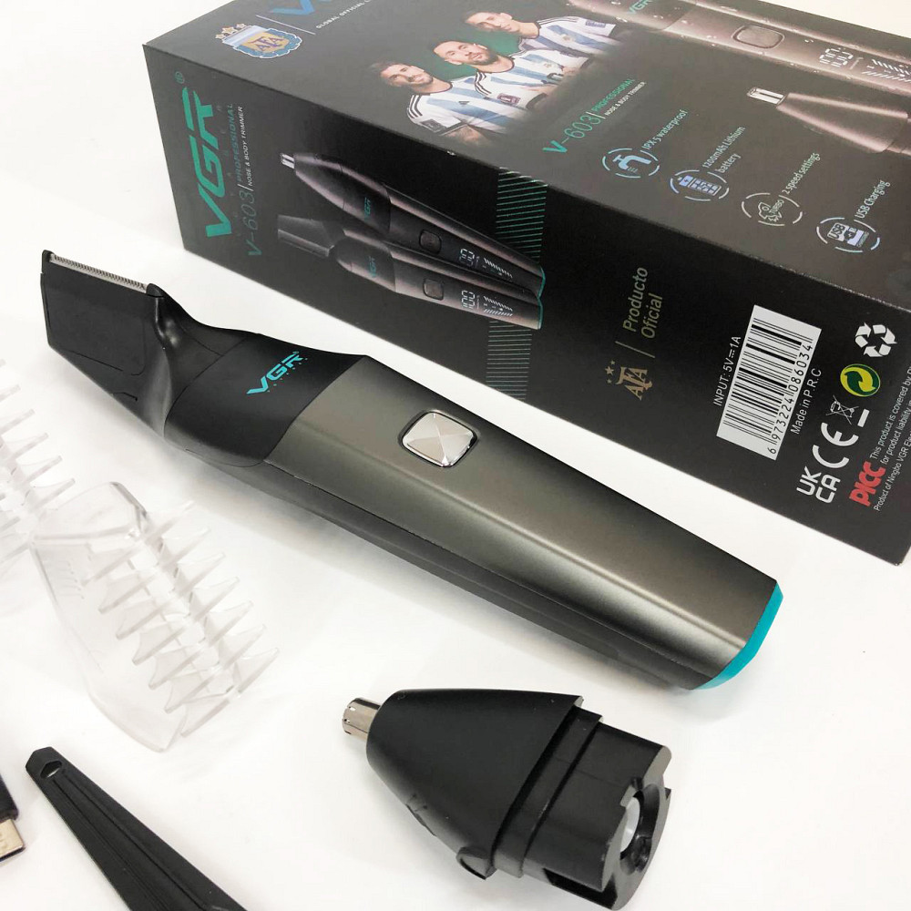 Тример для носа і вух хорошої якості VGR 2 до 1 V-603, Тример для гоління вух бритва носа FN-41 Львів - фото 17